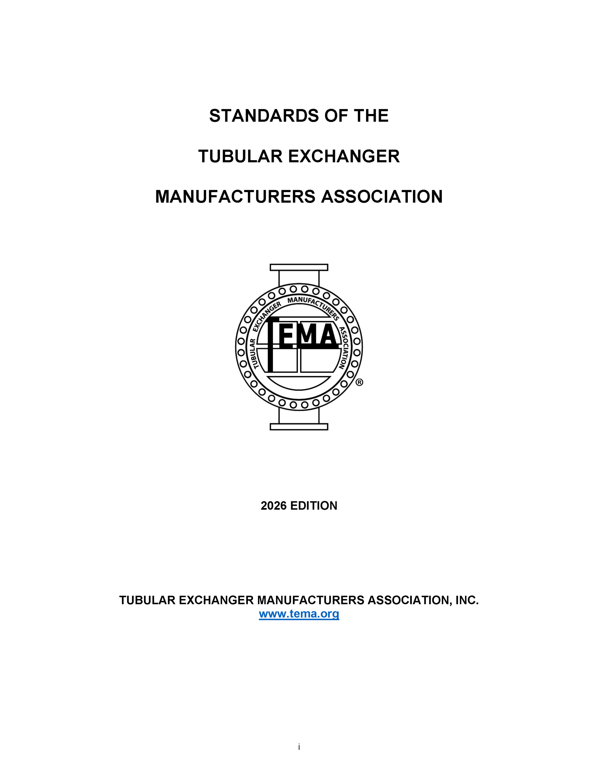TEMA Title Page Image
